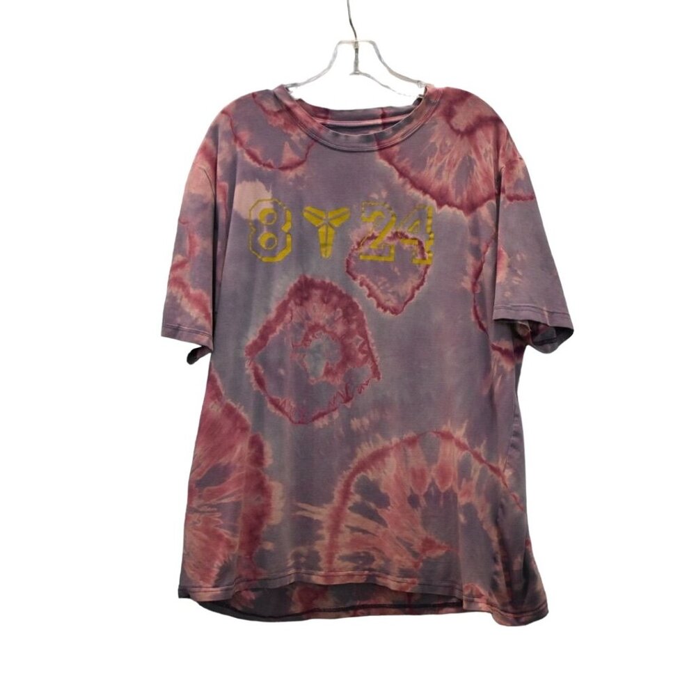 Men's Kobe Bryant 3y24 Custom Bleach Dye T-shirt Size XL